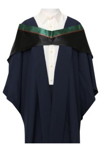 設計綠色披巾畢業袍     訂製香港理工大學畢業袍     碩士畢業    社工碩士   畢業袍生產商   PolyU DA556
